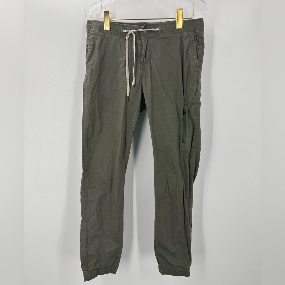 Vuori Army Green Cargo Jogger Pants Womens Medium Drawstring